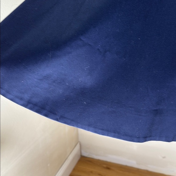 Draper James Navy Blue Sleeveless Fit and Flair Dress - Picture 3 of 8